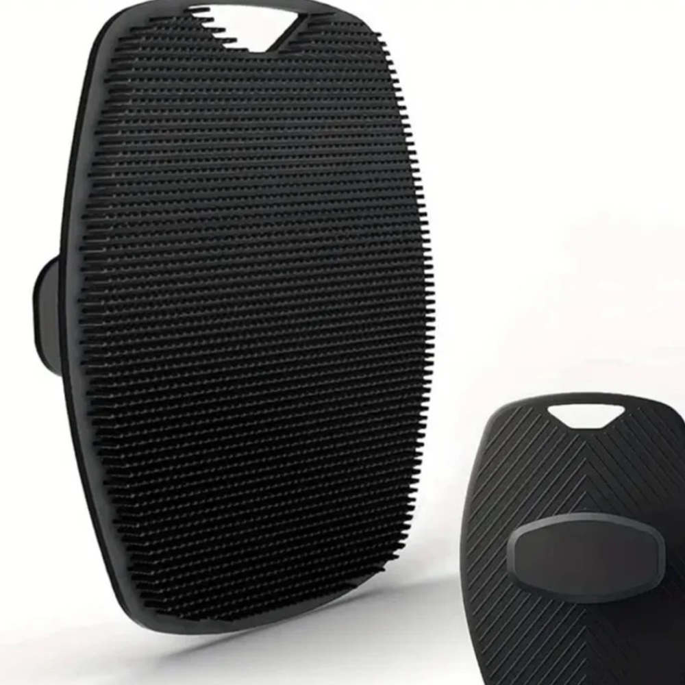 Black Silicone Body Scrubber